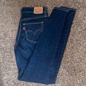 Levi’s high rise super skinny jeans!